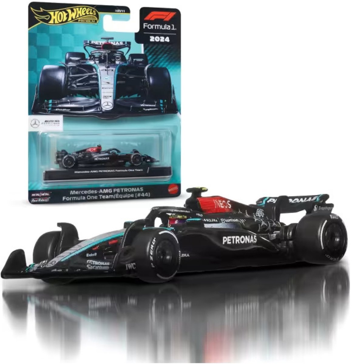 Hot Wheels F1 Mercedes-Benz Lewis Hamilton | 2 pièces