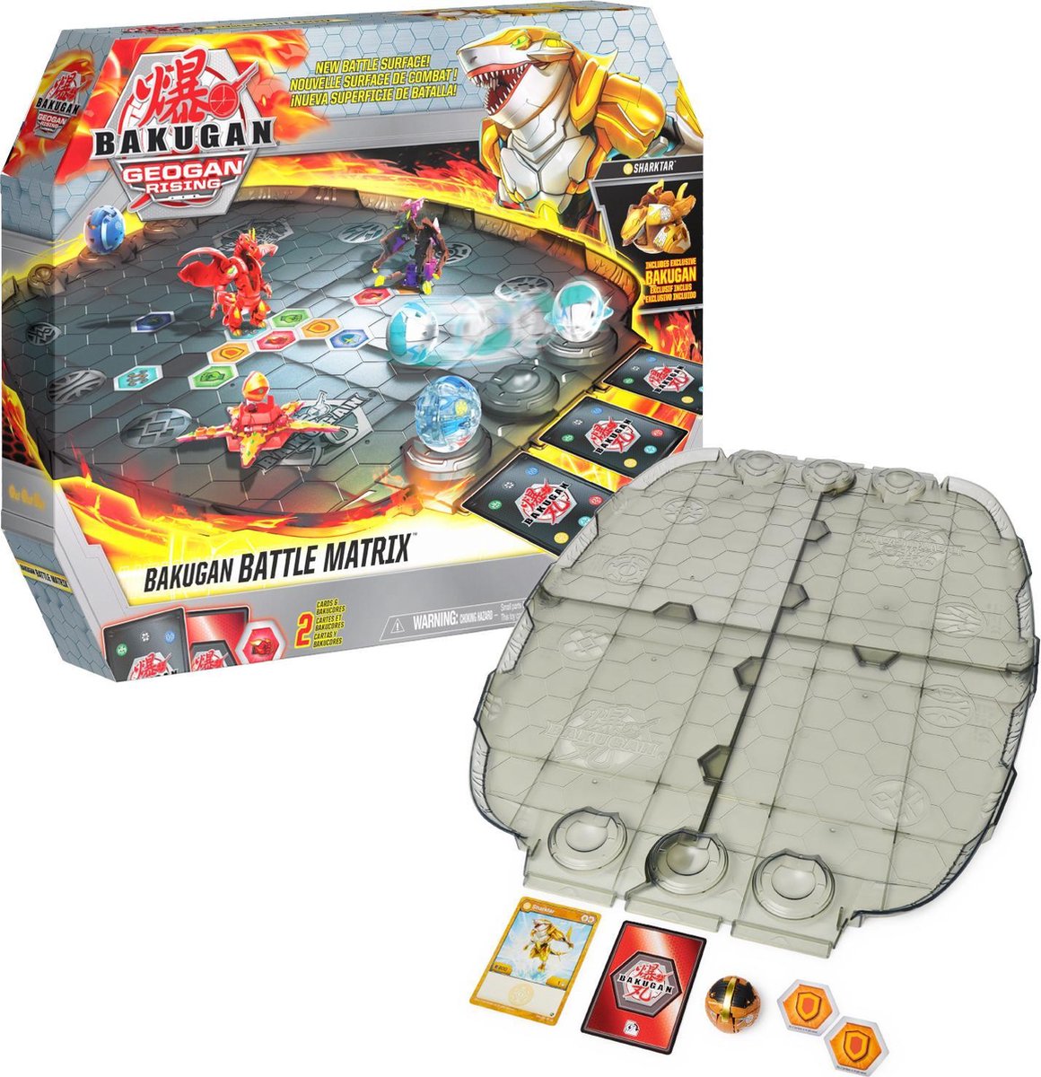 Bakugan Geogan Rising - Matrice de combat - Plateau de jeu - Ensemble de figurines