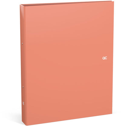 Classeur à anneaux couleur Qc a4 - rose tendre - 23 anneaux