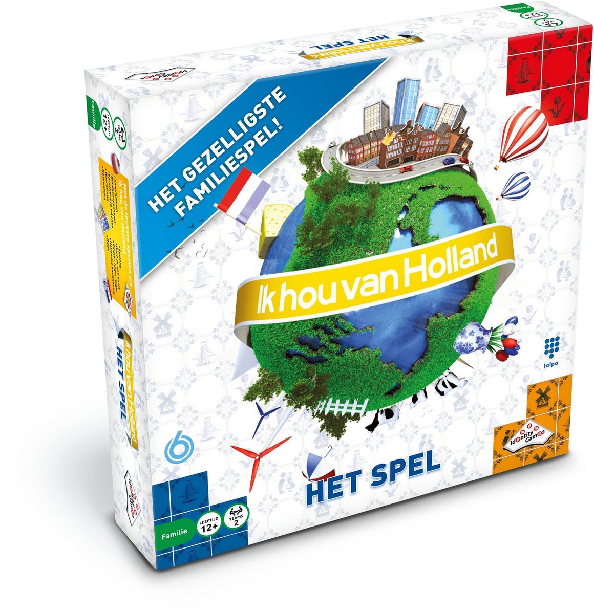 Jeux d'identité j'aime Holland Bordspel