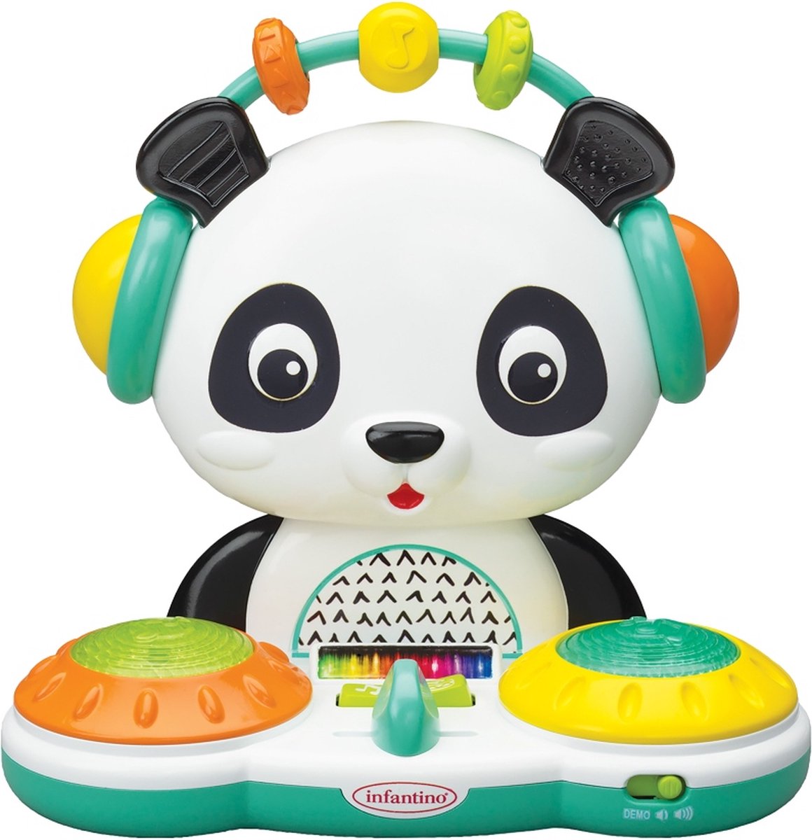 Infantino toboggan sensoriel dj panda jouet bk-212017