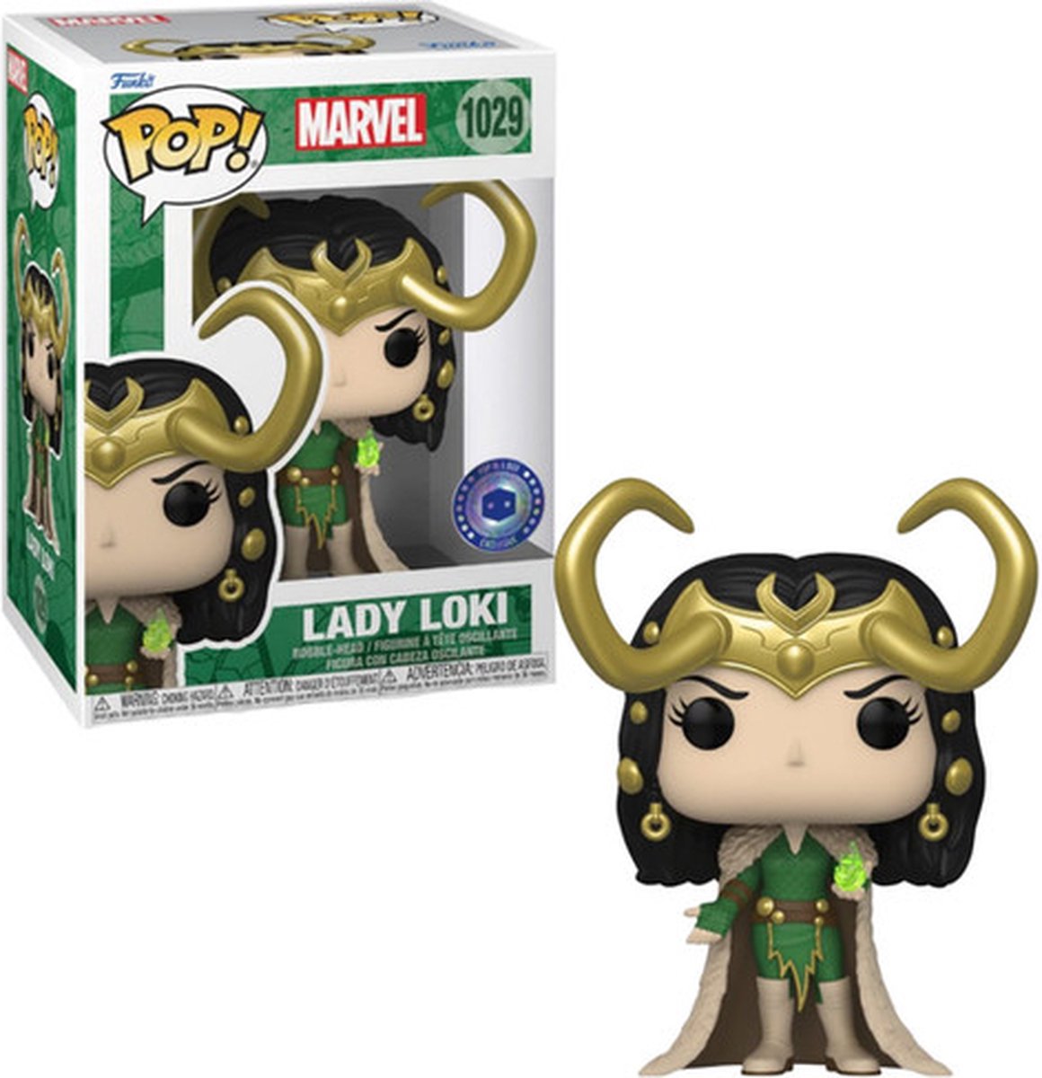 Funko-pop ! merveille - dame loki #1029 exclusif