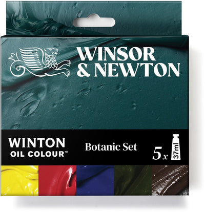 Winsor Newton 1490714 Winton Kit de peinture à l'huile botanique 5 x 37 ml – Peinture à l'huile pour paysages floraux