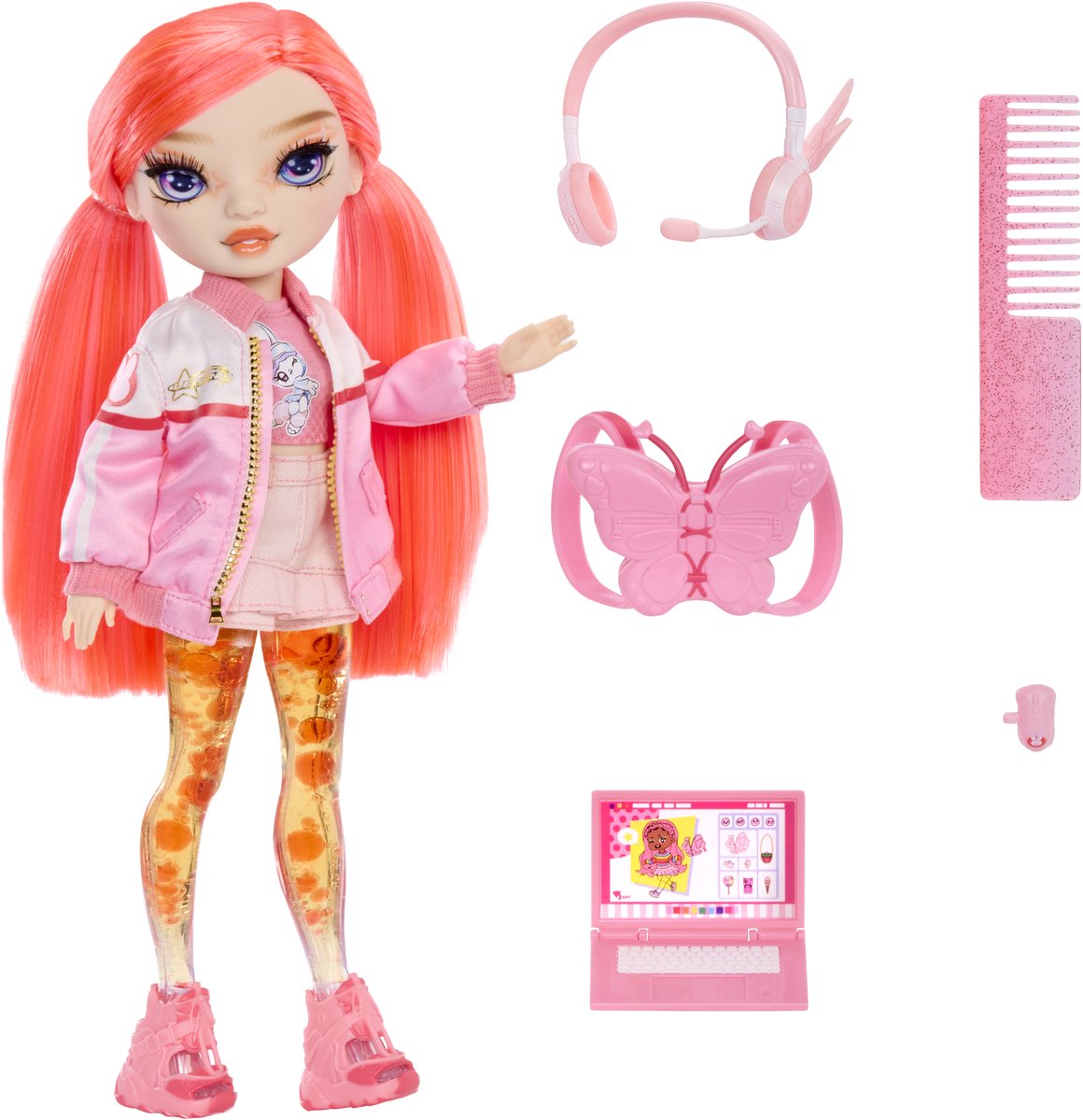 Mga Entertainment Poupée mannequin arc-en-ciel à haute brillance