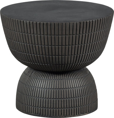 Table d'appoint Woood Samson - fibre d'argile - café - 35x40x40
