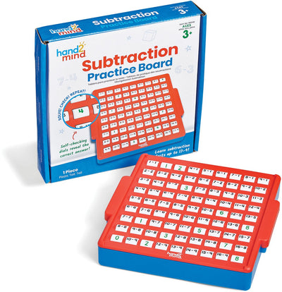 Tableau mathématique interactif de ressources d'apprentissage - soustraction - jouets éducatifs. - 3+