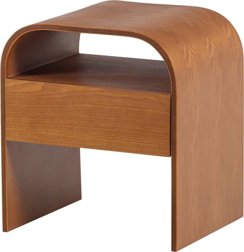 Table de chevet Woood momo - bois - marron - 45x40x34