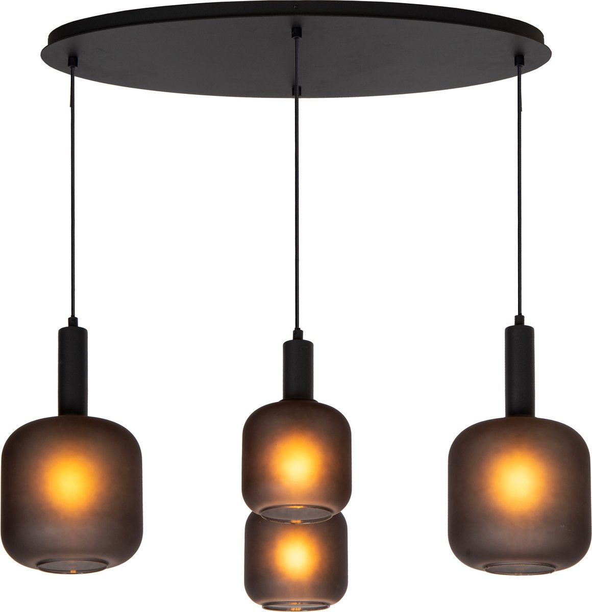 Lucide eloise - suspension - 4xe27 - noir