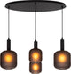 Lucide eloise - suspension - 4xe27 - noir