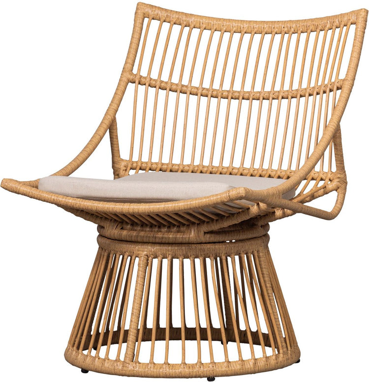 Fauteuil Woood alatna - osier - naturel - 80x64x53