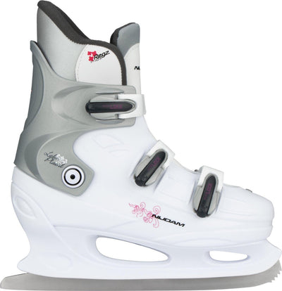 Patin artistique Nijdam - Grace Glider - Hard Boot - Blanc Argent - 40