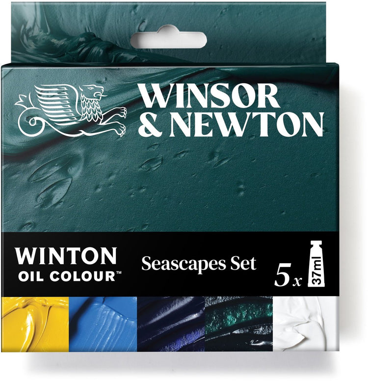 Winsor Newton 1490715 Winton Kit de peinture à l'huile Paysage marin 5 x 37 ml – Peinture à l'huile pour paysage de mer et de ciel