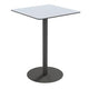 Table de cantine paperflow mezzo gris