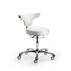Mayer sitzmöbel chaise pivotante fonctionnelle myjazz cuir artificiel blanc métal pivotant f
