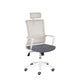 Mayer sitzmöbel chaise pivotante mystudio gris, tissu gris argenté plastique pieds étoile