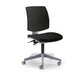 Mayer sitzmöbel chaise pivotante myflexo tissu noir plastique piètement étoile