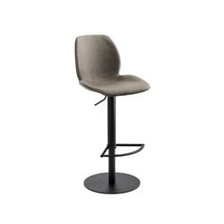 Tabouret de bar et de comptoir Mayer sitzmöbel mymarco gris nuageux, chaussette en tissu couleur coque