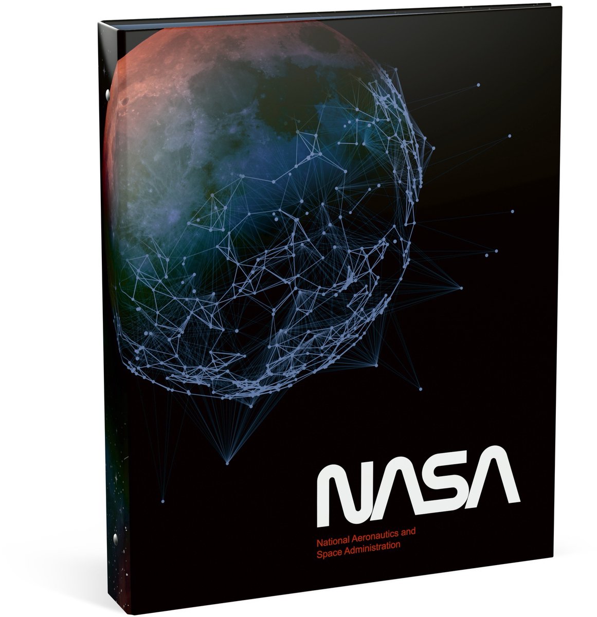 Classeur à anneaux NASA a4 - noir - 23 anneaux