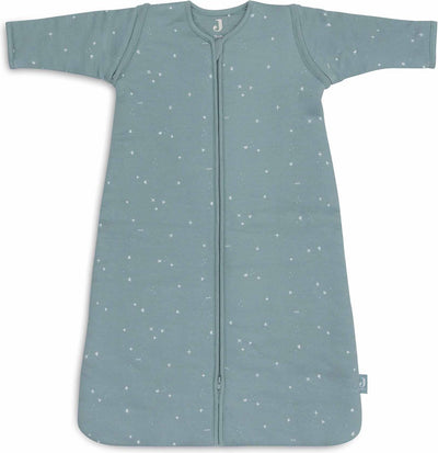 Jollein gigoteuse d'hiver avec manches zippées 110 cm - vert d'eau scintillant - gigoteuse d'hiver