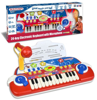 Bontempi spa bontempi - clavier - piano électronique jouet 24 touches - instrument de musique jouet