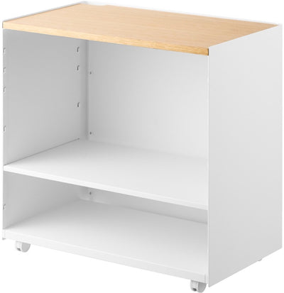 Armoire de bureau à roulettes Yamazaki - tour - blanc