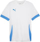Maillot de sport Puma teamgoal matchday jersey pour hommes - blanc-bleu électrique limonade