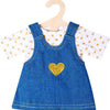Robe de poupée HELSS avec T-shirt doré, 35-45 cm