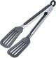 Pince de service Westmark, avec grandes lames en silicone et poignées en caoutchouc, longueur : 26,5 cm, acier inoxydable plastique silicone, silicone confort mini, argent noir, 16112270