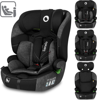 Lionelo levi one i-size - siège auto 76-150 cm - groupe 0+ et 1 - système dri-seat - appui-tête réglable en mousse à mémoire de forme - protection latérale renforcée - fixation FWF - accoudoirs confortables - siège large avec mousse EPE - R129 - ceinture
