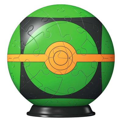 Ravensburger 3d Puzzle Ball Pokémon Pokébal Green, 54e.