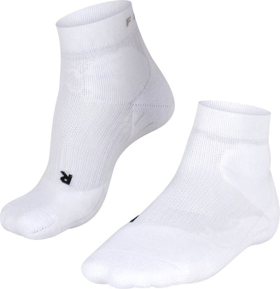 Falke te2 chaussettes de tennis courtes anti-ampoules en coton matière fonctionnelle homme blanc - taille 44-45