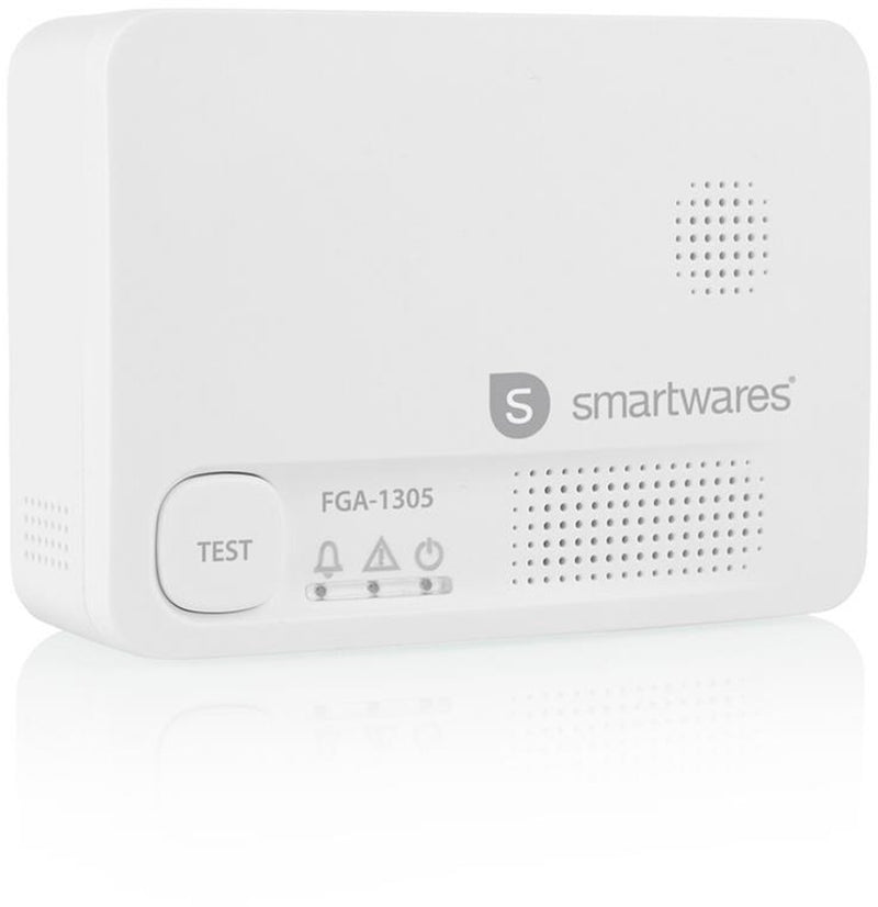 Smartwares FGA-13051 - détecteur de monoxyde de carbone détecteur de CO - 85 dB - capteur 10 ans - certifié BSI