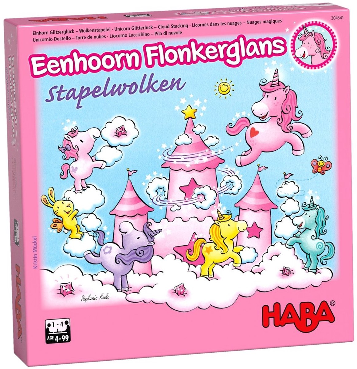 Haba - jeu d'empilage Licorne Sparkle Shine Cumulus Clouds