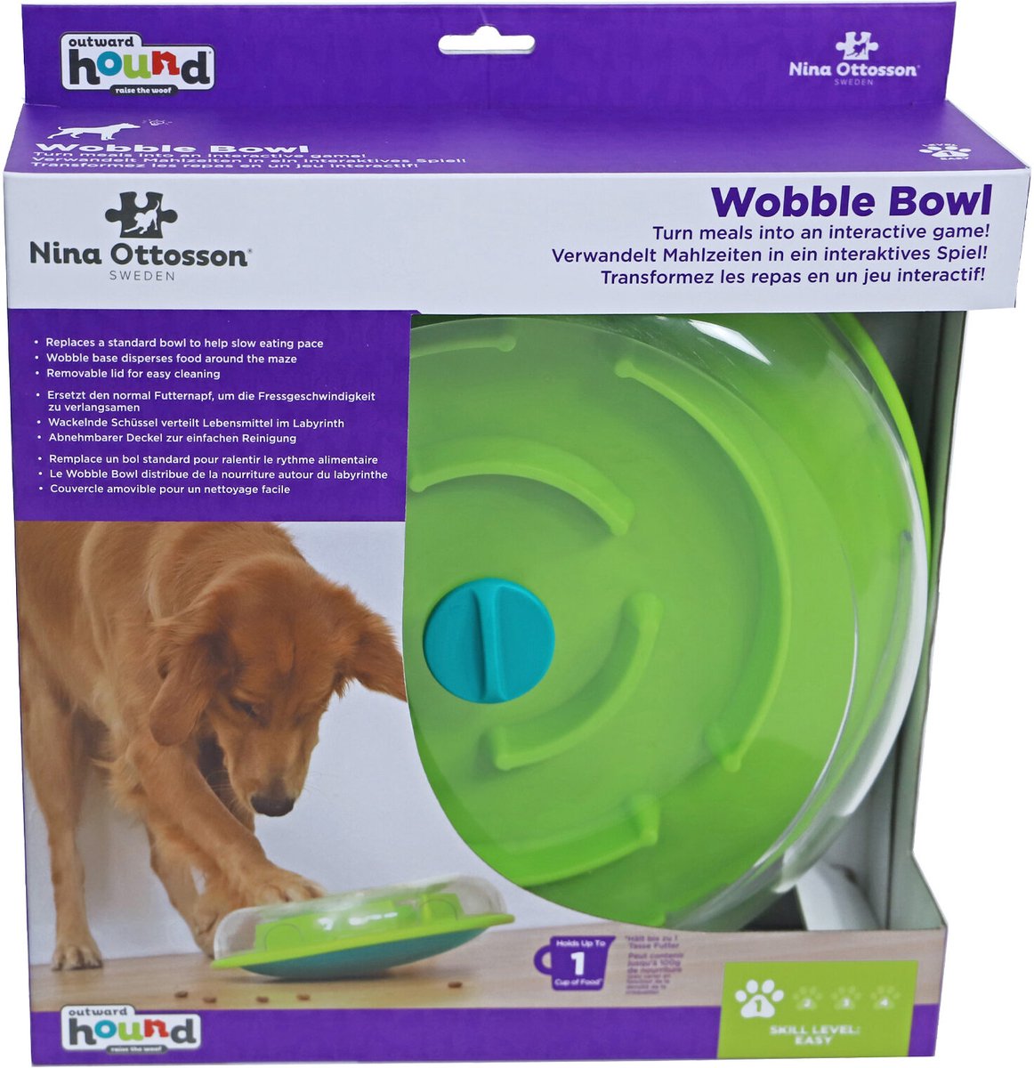 Nina Ottosson Wobble Bowl Groen