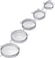 Westmark lot de 5 couvercles en silicone pour aliments frais transparents ø 6,5 ; 9,5 ; 14,5 ; 16,5 20,5 cm
