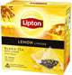 Thé au citron Lipton - 80 sachets de thé pyramide - Thé noir au citron - 4 x 20 sachets - pack économique