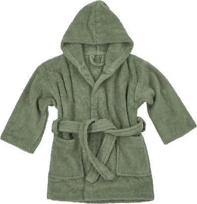 Peignoir Meyco baby uni - tissu éponge - vert forêt - 86 92