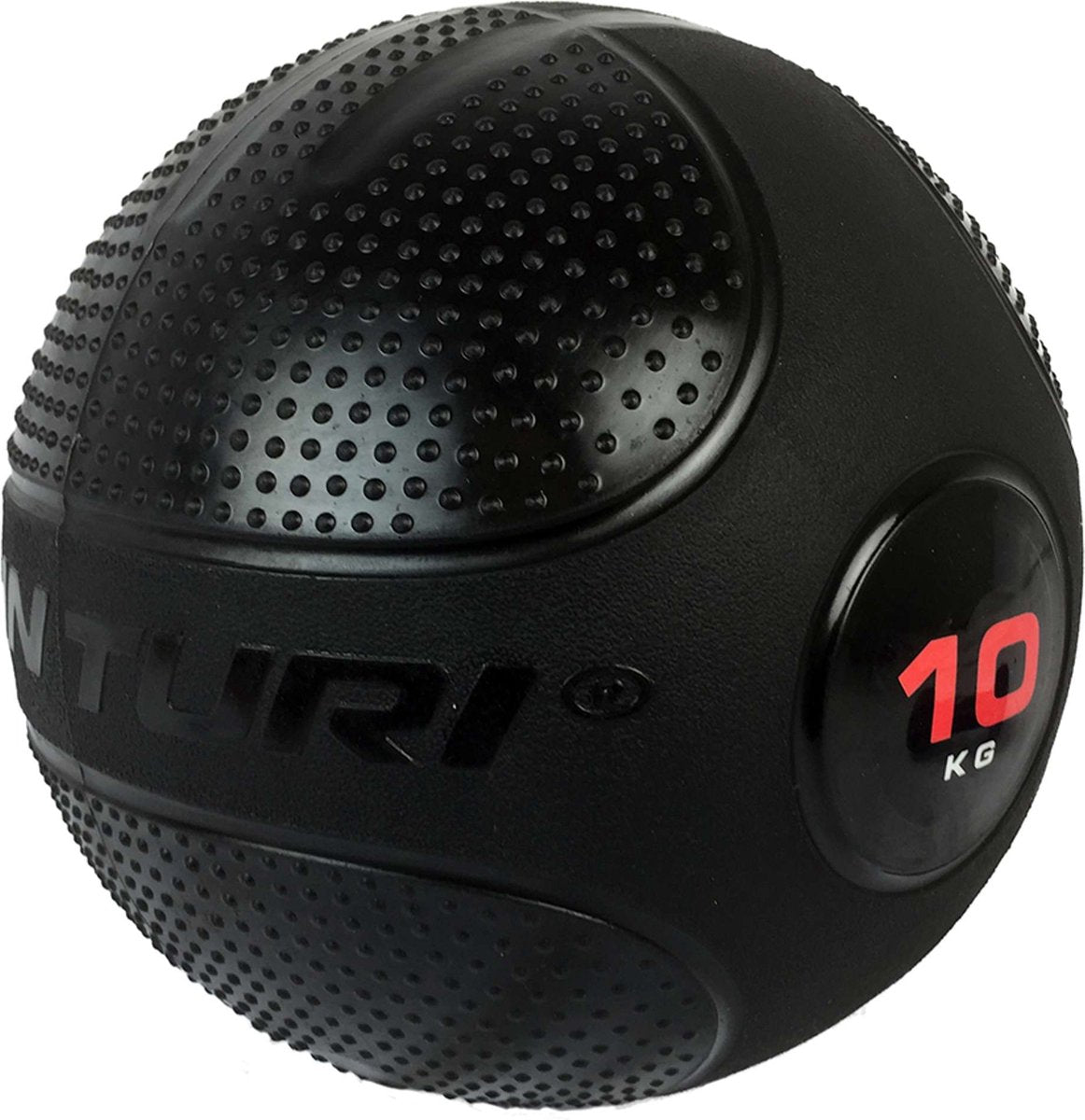 Tunturi slam ball - slam ball - entraînement fonctionnel - 10 kg - noir