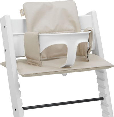 Jollein réducteur de chaise d'évolution - nougat - pour chaise haute - polyester enduit