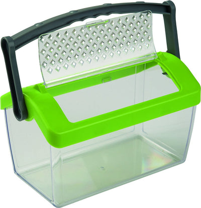 Haba terra kids - boîte à insectes 19 cm vert transparent