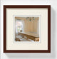Poivrons Walther - cadre photo - format photo 20x20 cm - noyer