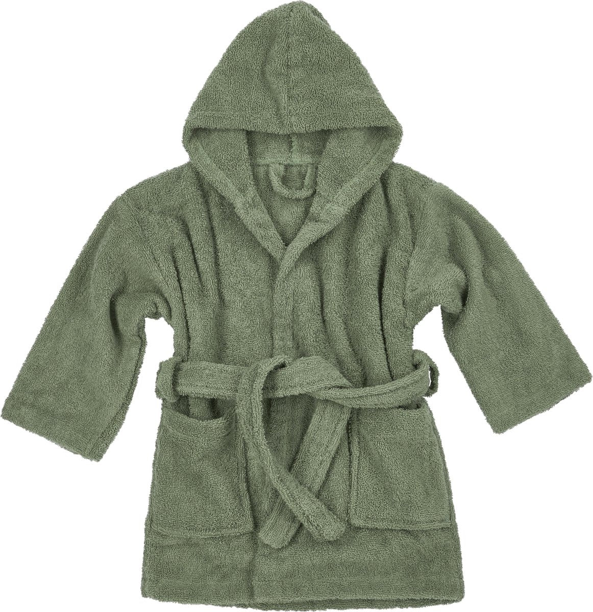 Peignoir Meyco baby uni - tissu éponge - vert forêt - 98 104