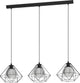 Eglo Vernham - lampe suspendue - e27 - 114,5 cm - noir