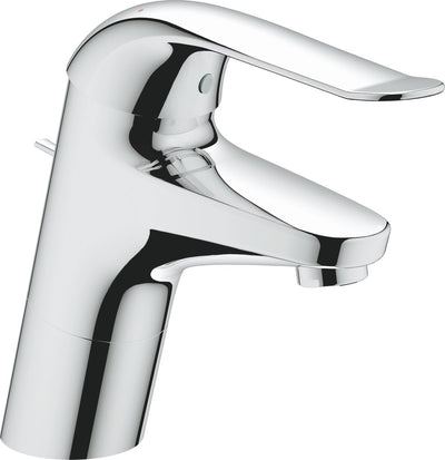 Robinet de lavabo Grohe eurosmart cares avec vidage chromé