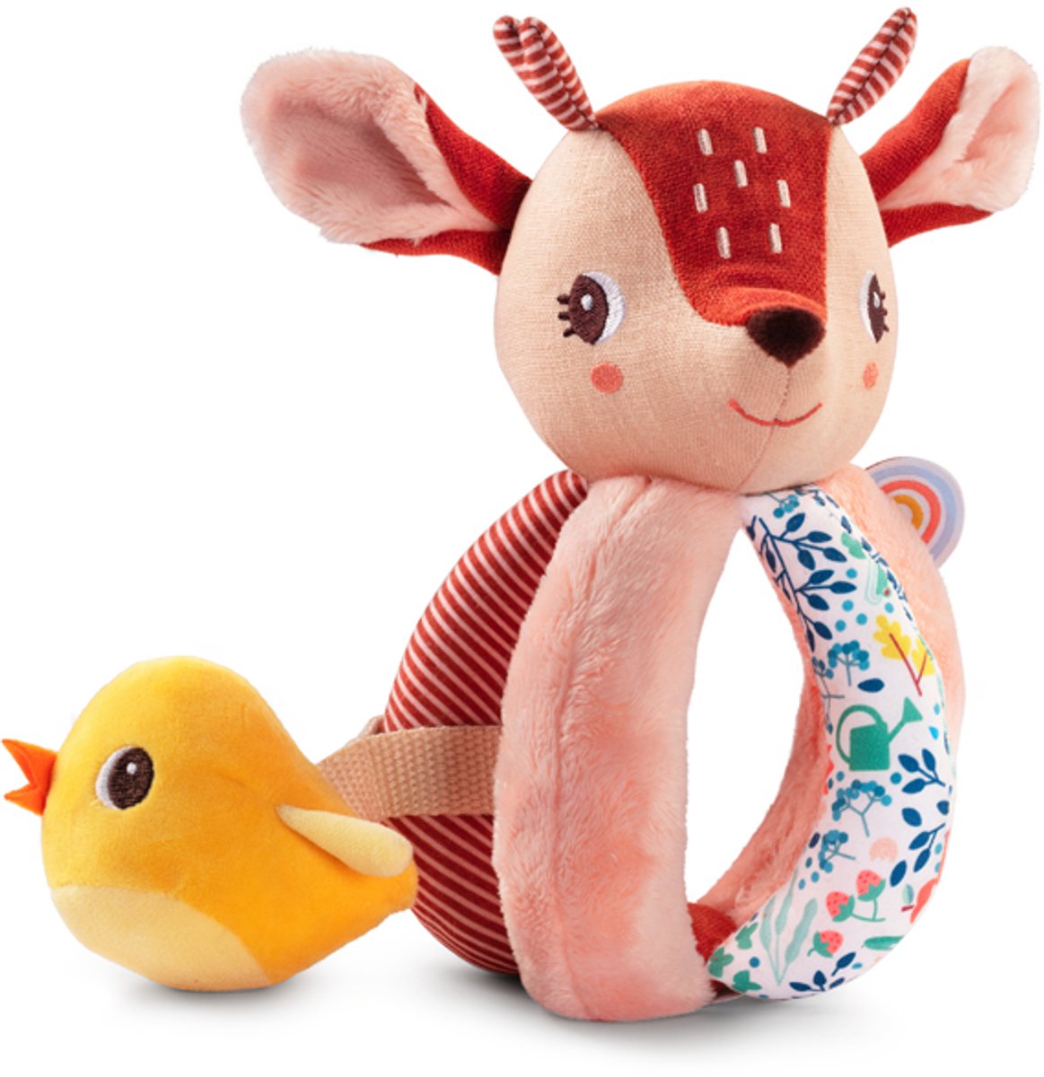 Lilliputiens - hochet grappin - Stella le cerf