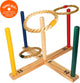 Schildkröt fun sports - jeu de lancer d'anneaux en bois