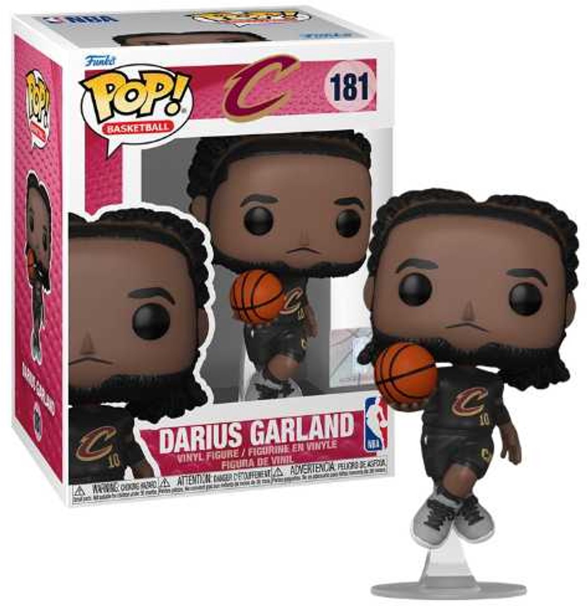 Funko pop basket : cleveland cavaliers - darius garland pop #181