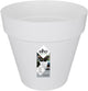 Elho loft urban round 25 - pot de fleur d'extérieur - ø 24,5 x h 22,0 cm - blanc