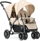 Deryan Elena Duo Buggy - Double Buggy - Compact Léger - Nougat