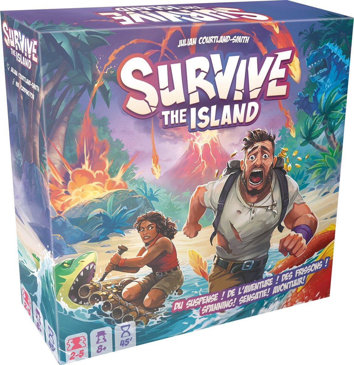 Les Zygomatiques survivent à l'île - Jeu de société hollandais